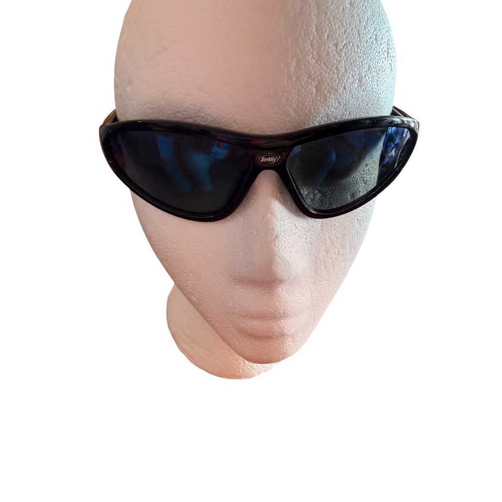 Berkley Polarized Sunglasses UV400 Black Wrap Around Fishing Sport 666197771194